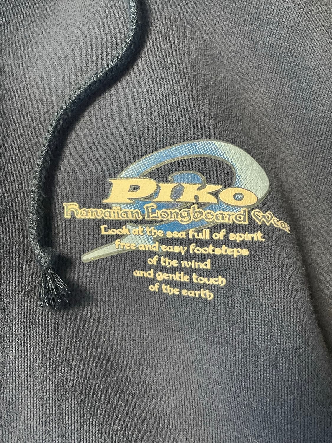 빈티지 piko 후드집업 네이비 상품이미지5