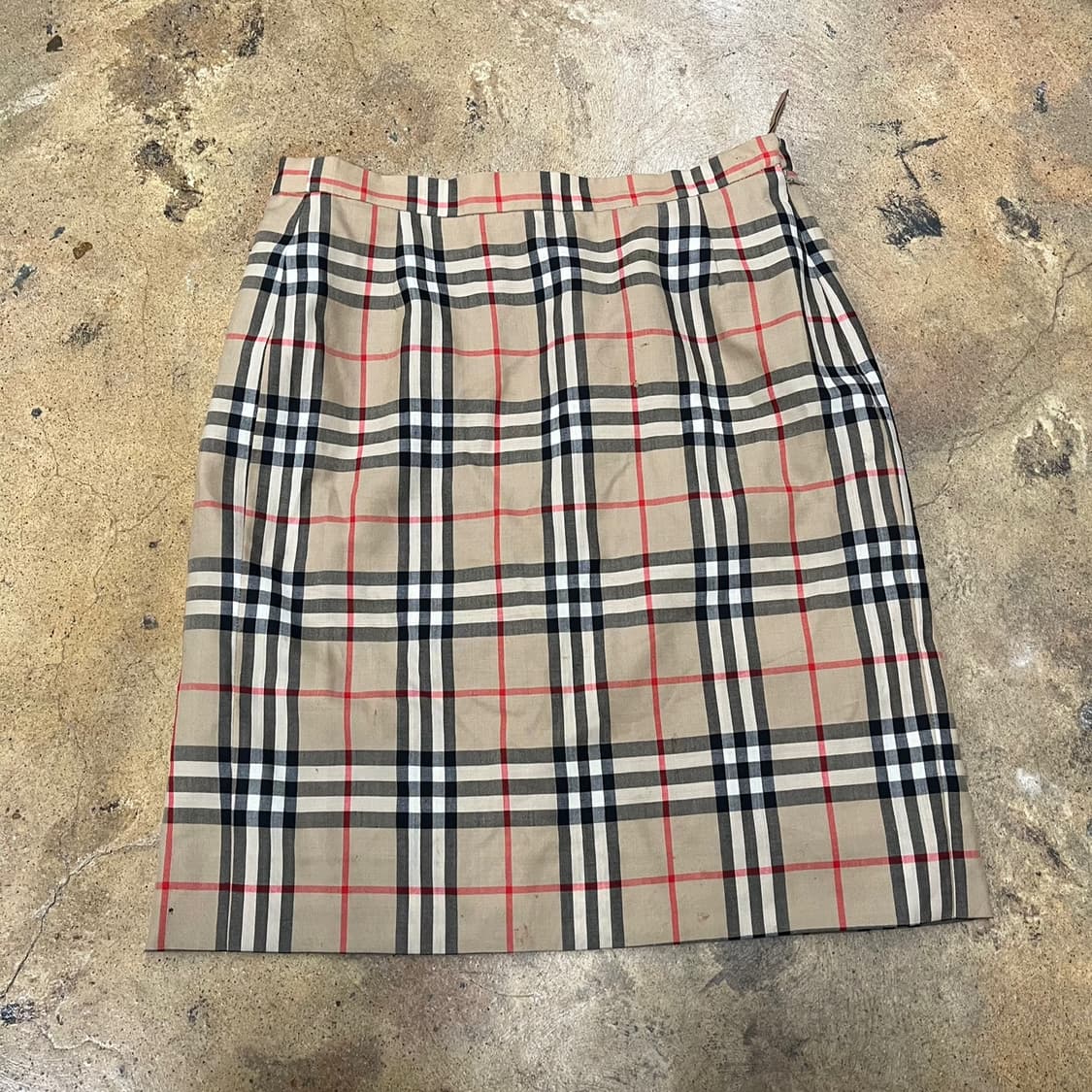 [정품] 버버리 체크 패턴 스커트 상품이미지2