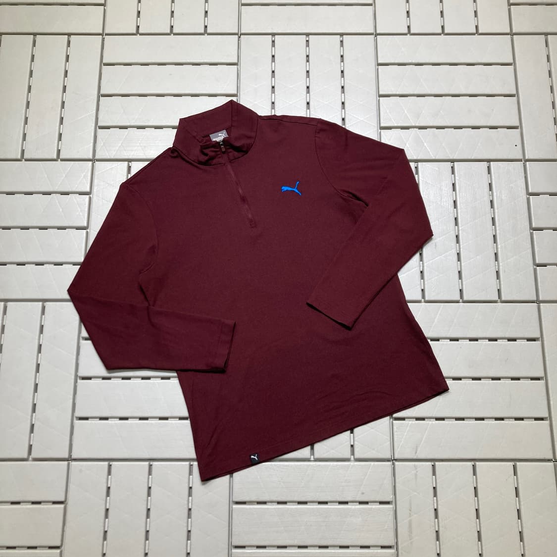 [M]푸마 반집업 스판 긴팔티 0309 상품이미지1