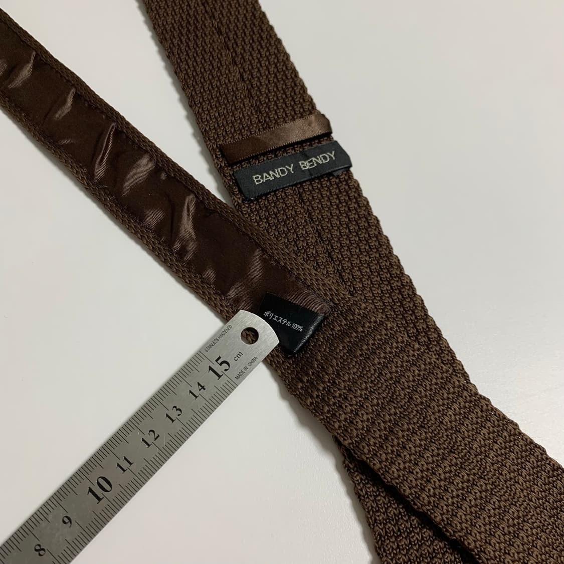 밴디벤디 100폴리에스터 도트 니트타이 슬림넥타이 5cn A+등급 상품이미지5