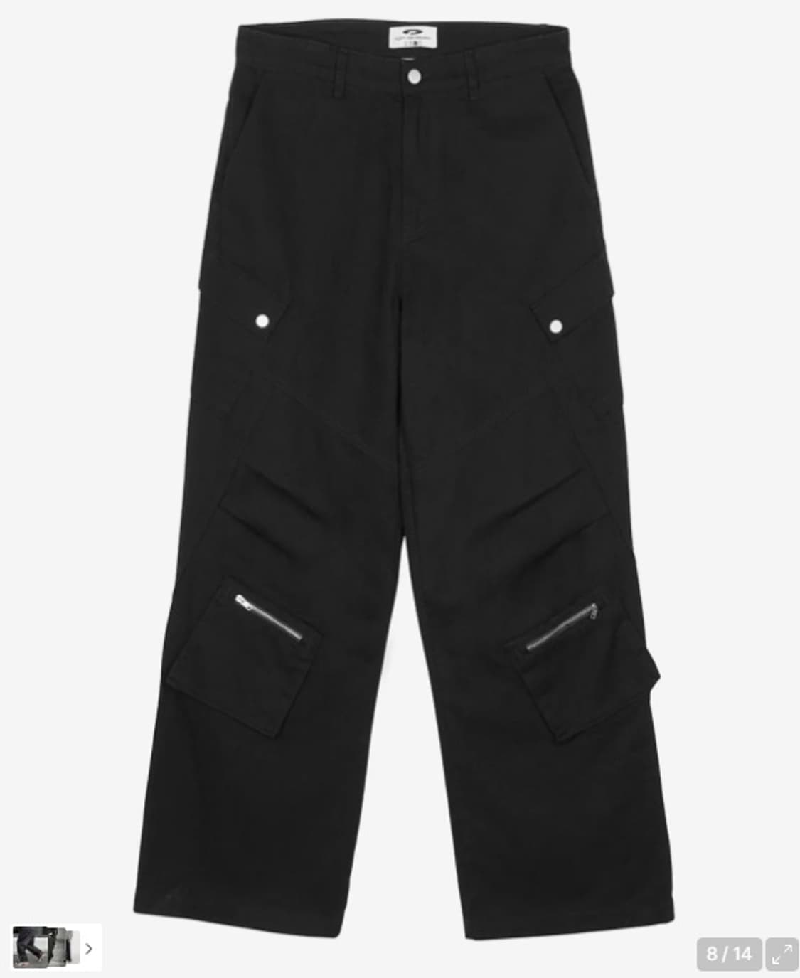 에프디알 카고팬츠 블랙 S 상품이미지1