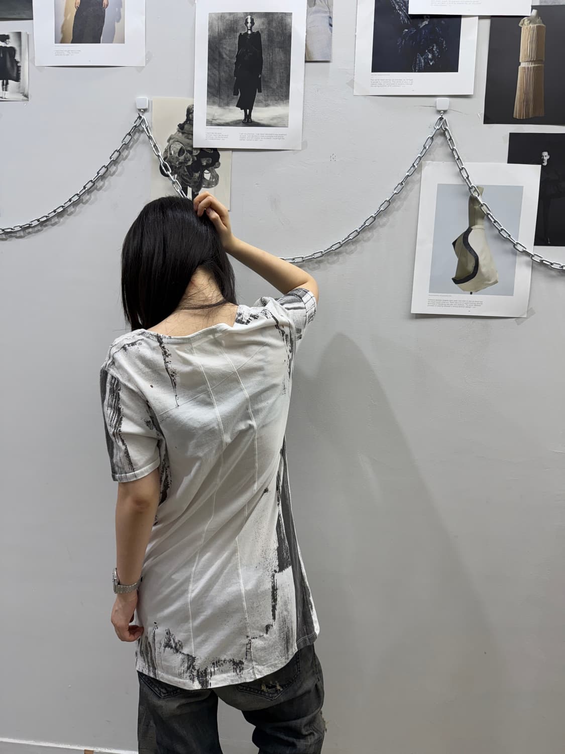 릴리전 그런지 실루엣 티셔츠 상품이미지3