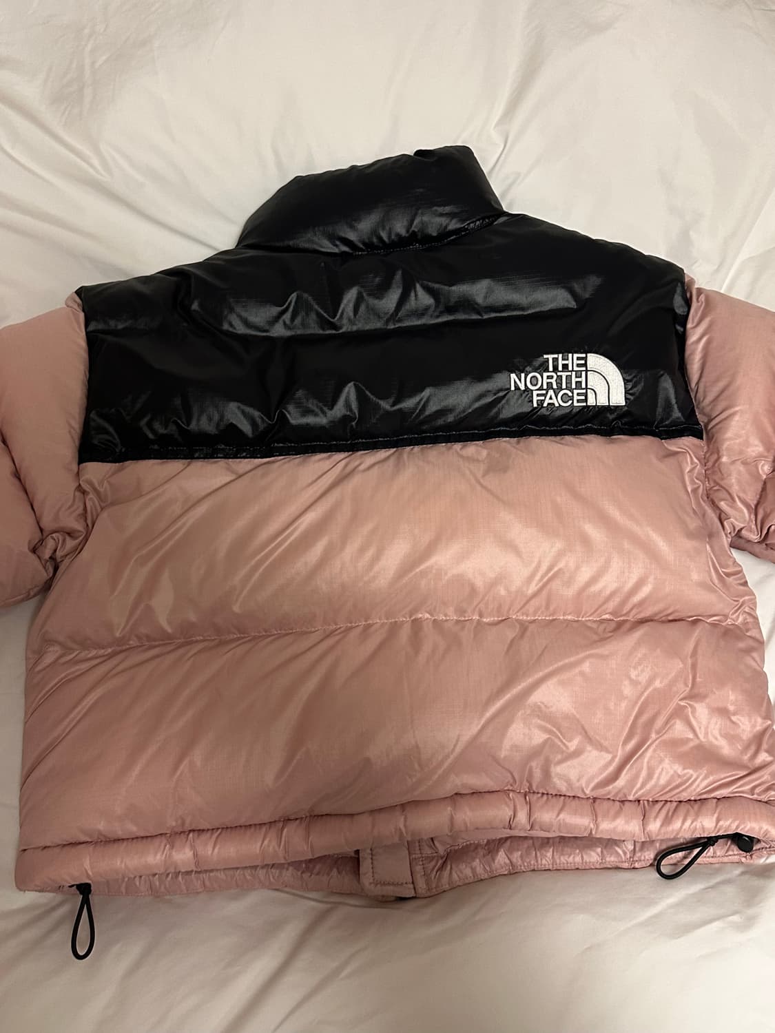 노스페이스 눕시 파스텔 핑크 S 황금사이즈 숏패딩 상품이미지2