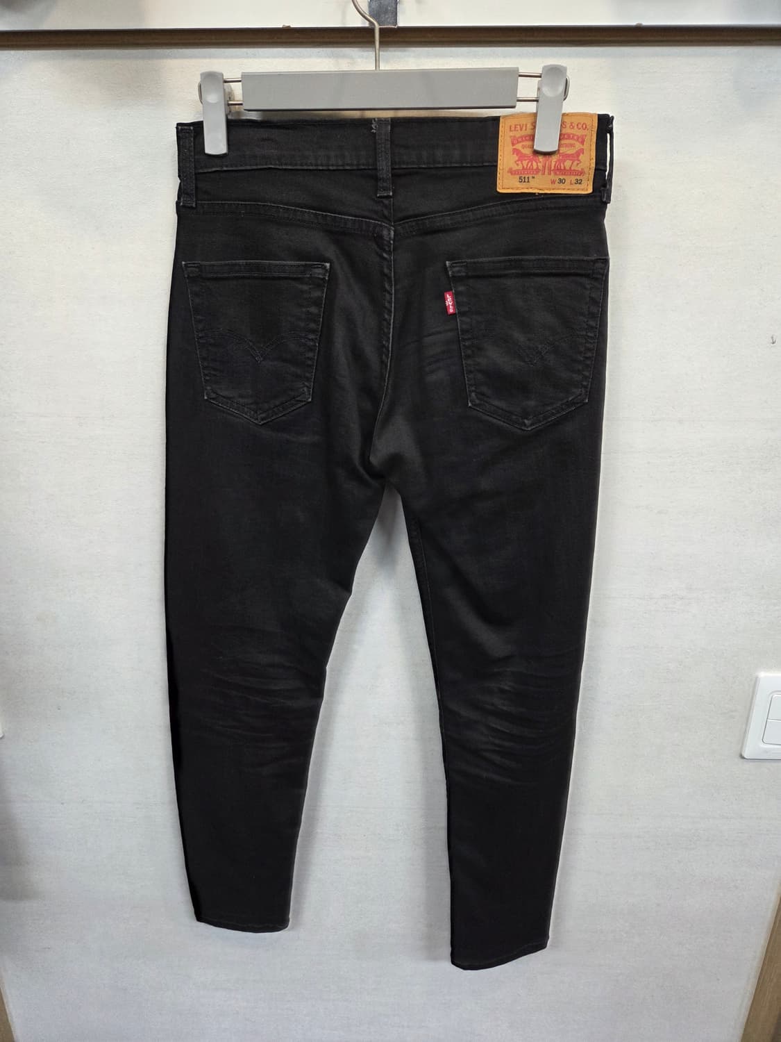 리바이스 511 블랙 데님팬츠 28 상품이미지2