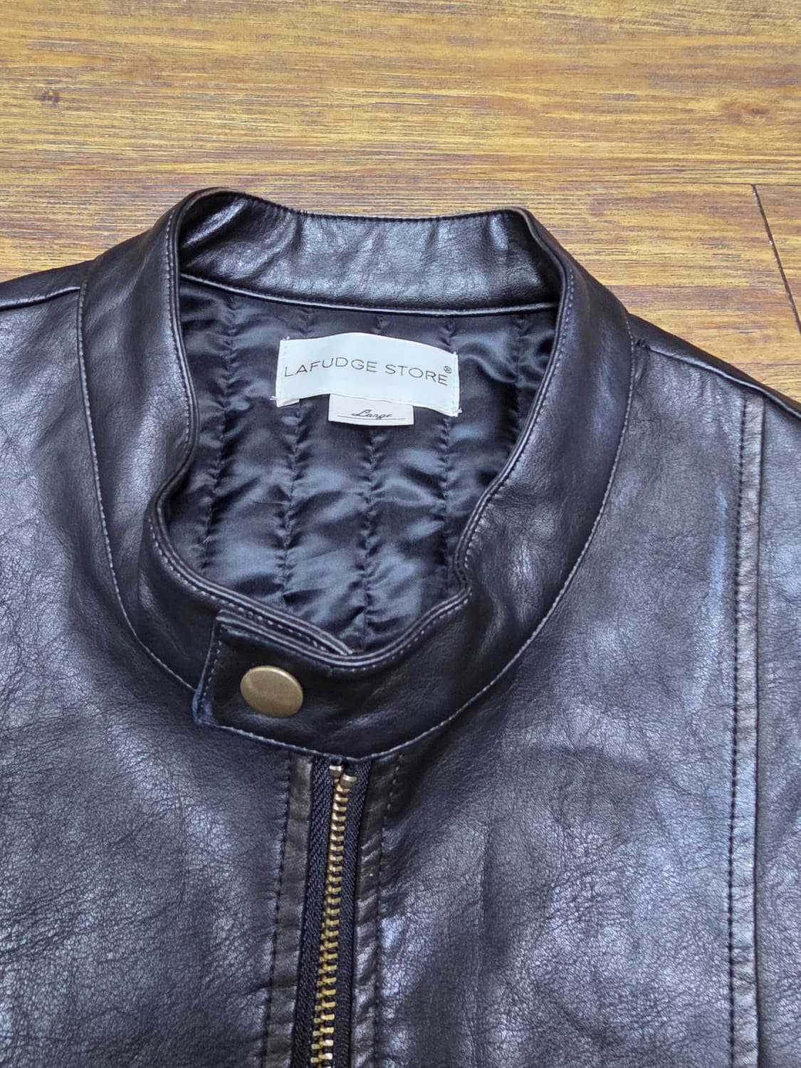 라퍼지스토어 버핑레더 라이더자켓 상품이미지2