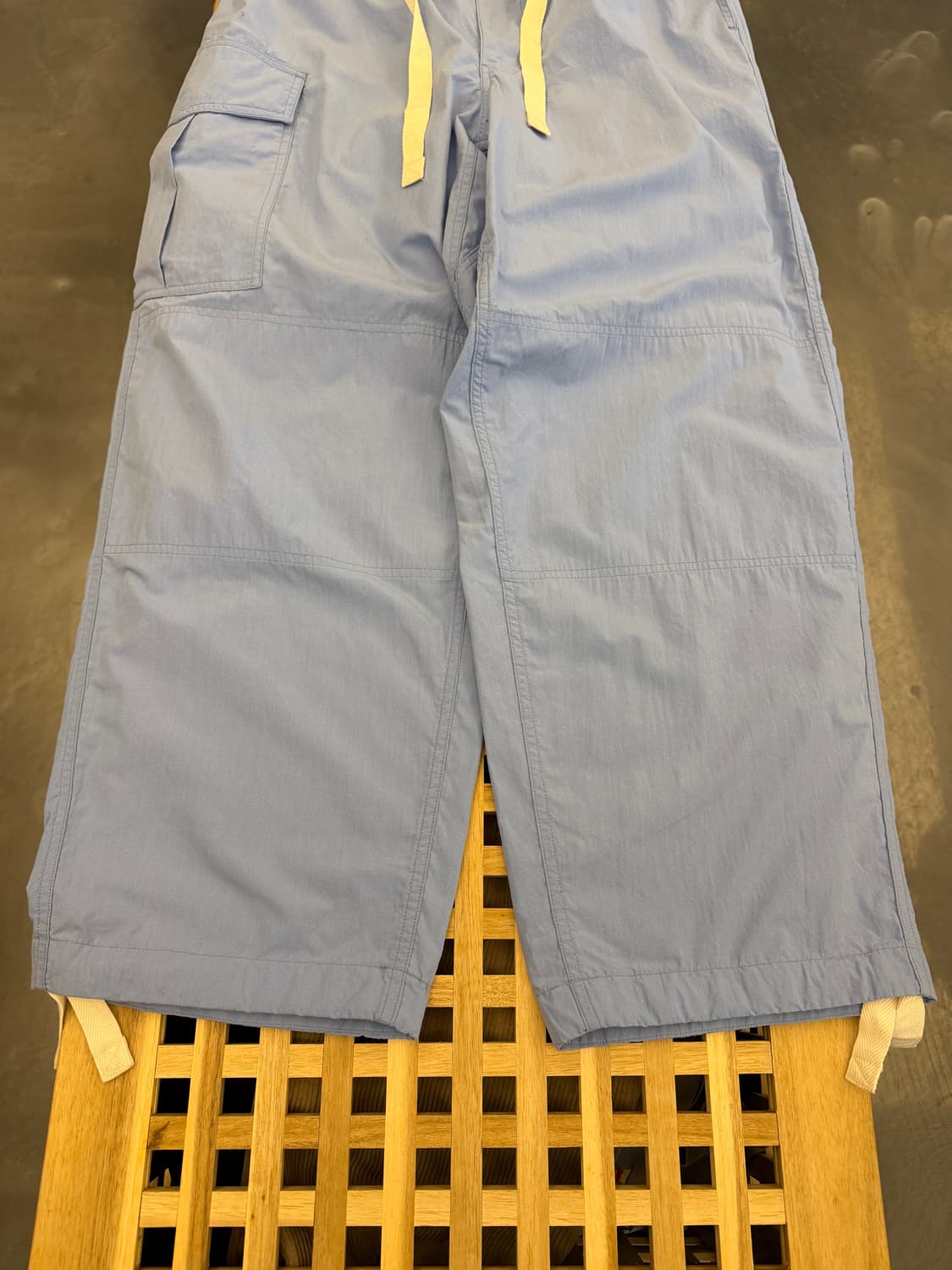 nanamica Wide Cargo Pants 나나미카 스카이블루 팬츠 상품이미지6