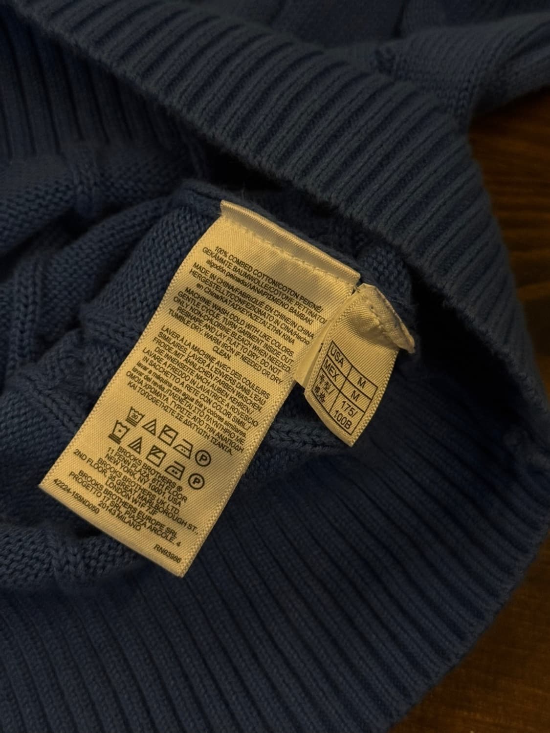 브룩스 브라더스 케이블 니트 100 상품이미지8