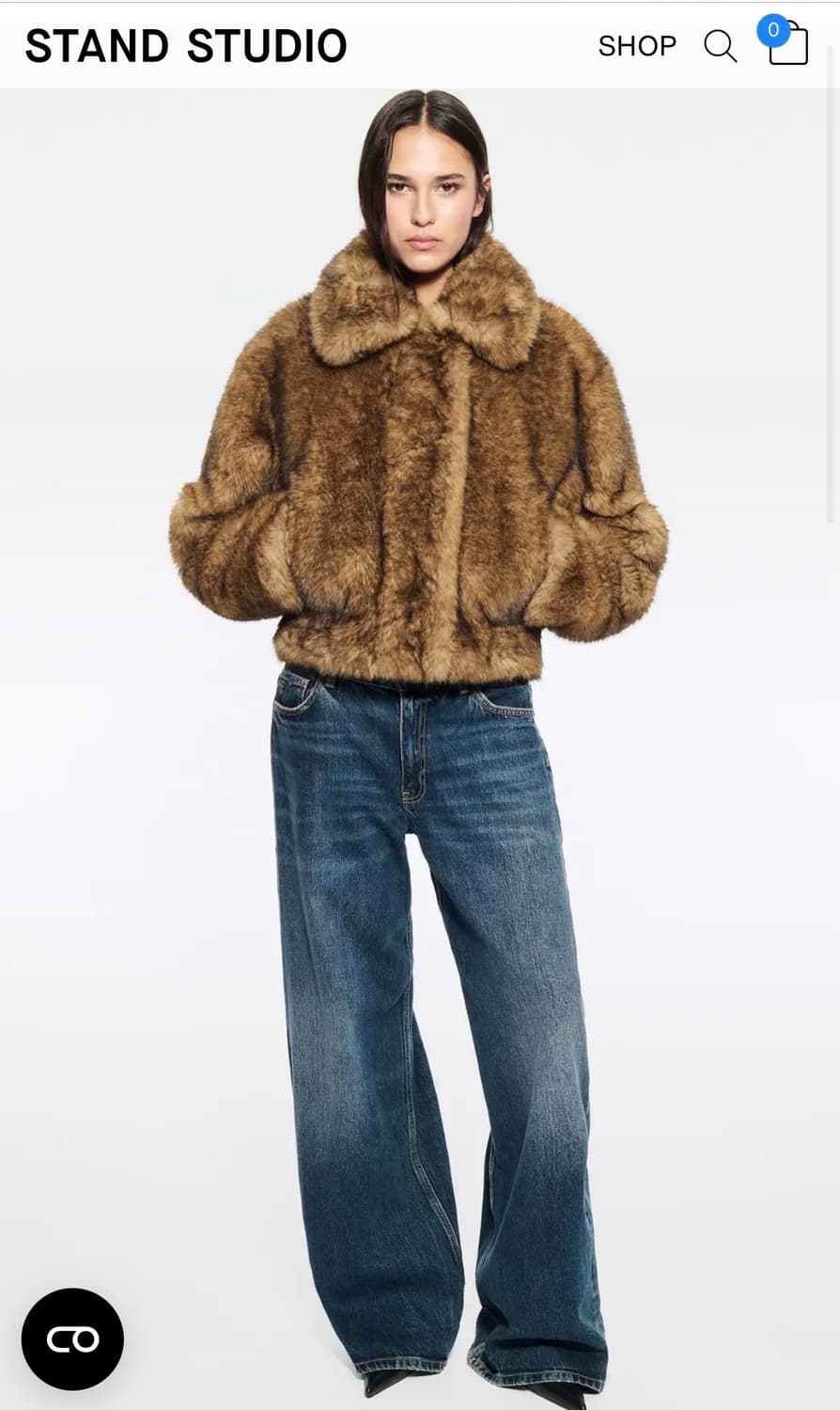 스탠드 스튜디오 퍼 재킷 상품이미지7