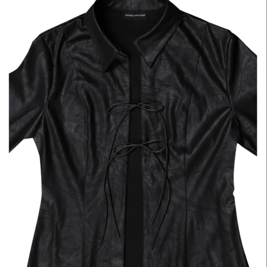 DARLING YOUR BAD MAXI LEATHER SHIRTS 상품이미지8