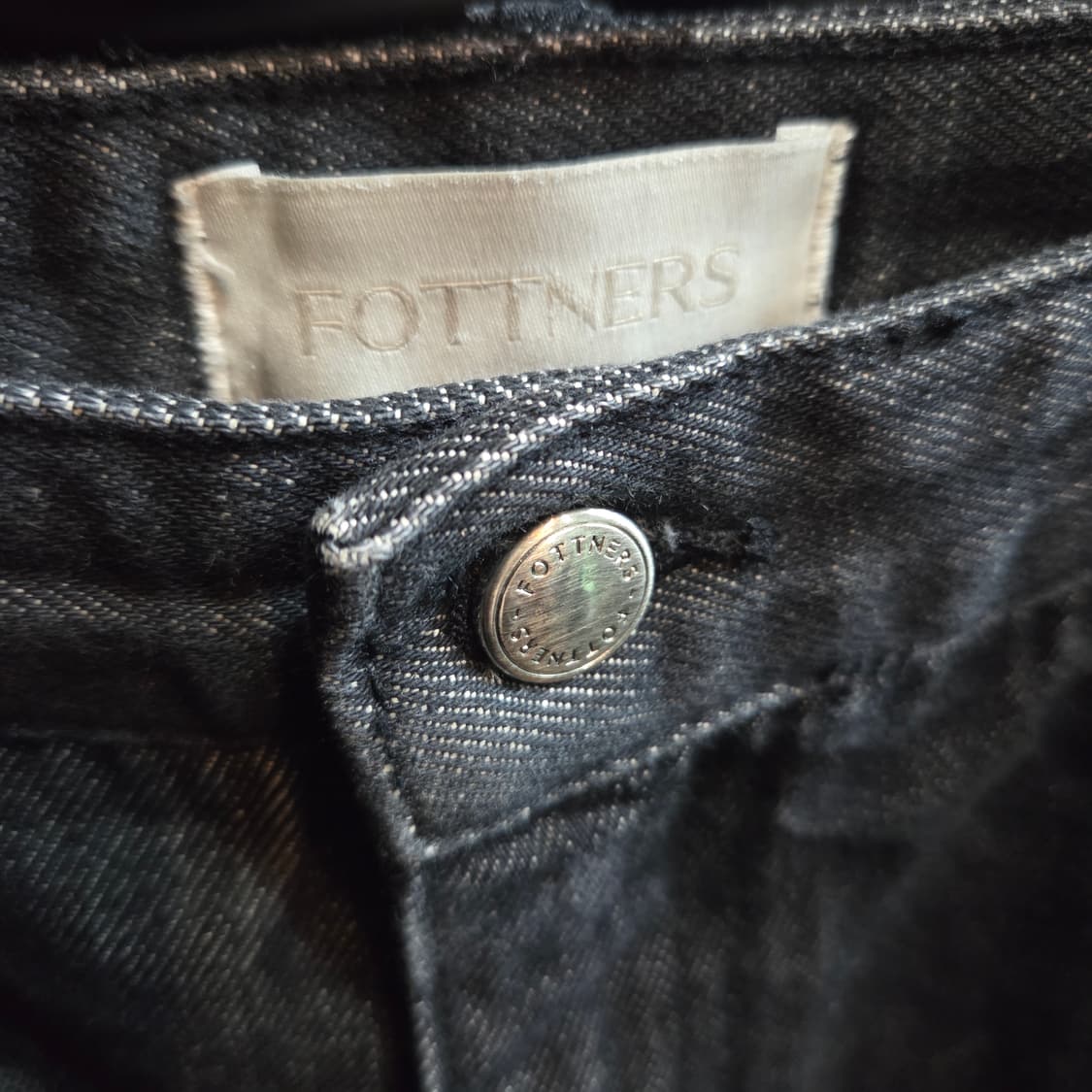 포트너스 투턱 와이드 블랙진 상품이미지8