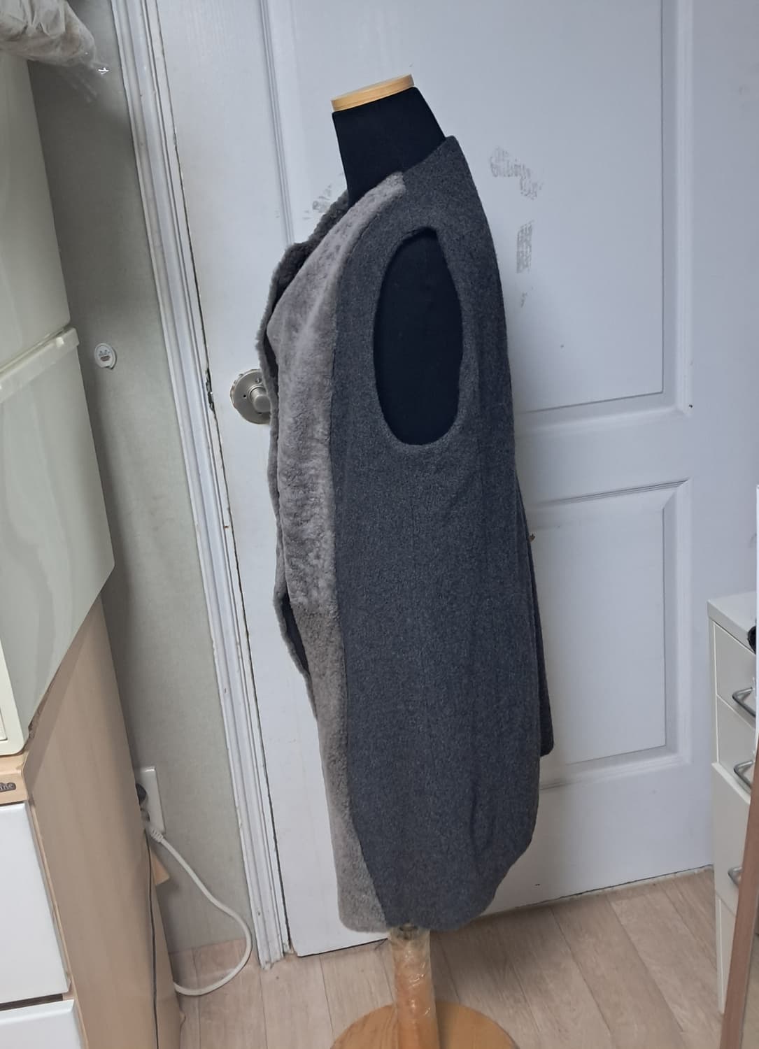 파비아나필라피 양털 롱베스트 퍼조끼 L(55~77) 상품이미지2