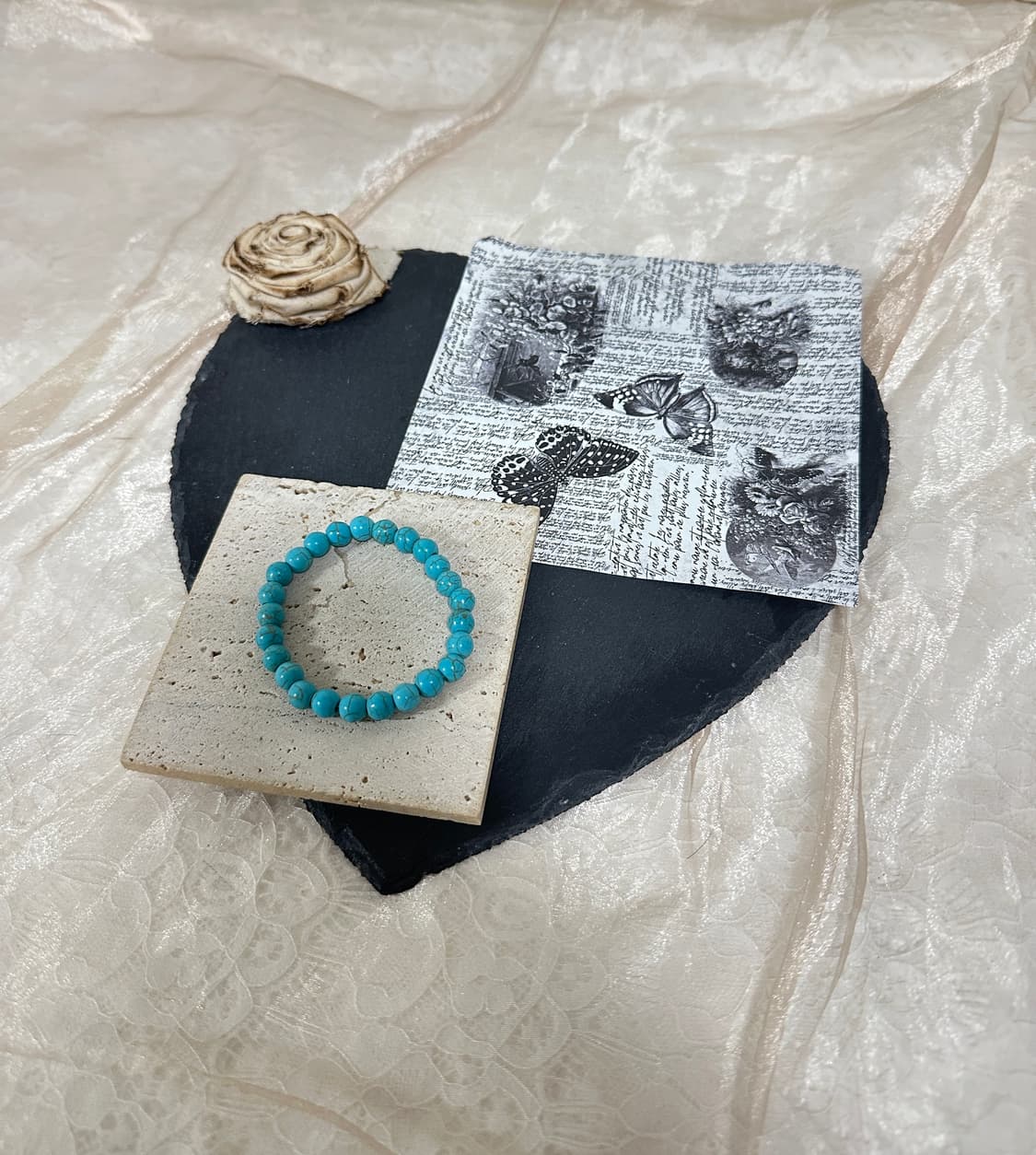 빈티지 터키석 밴딩 팔찌 상품이미지1