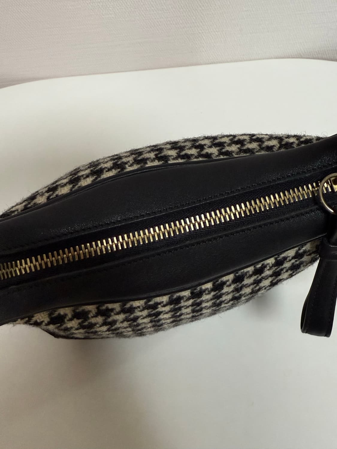 희귀⚡️y2k 코치 울 하운드체크 백 상품이미지6