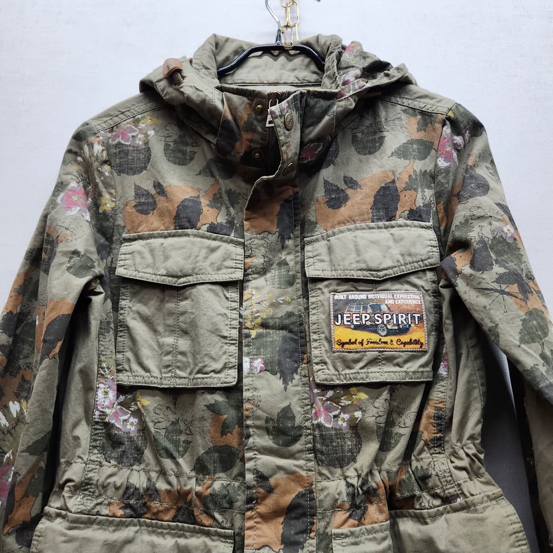 Jeep 지프 플라워 밀리터리 후드 야상자켓 S(S) 상품이미지2