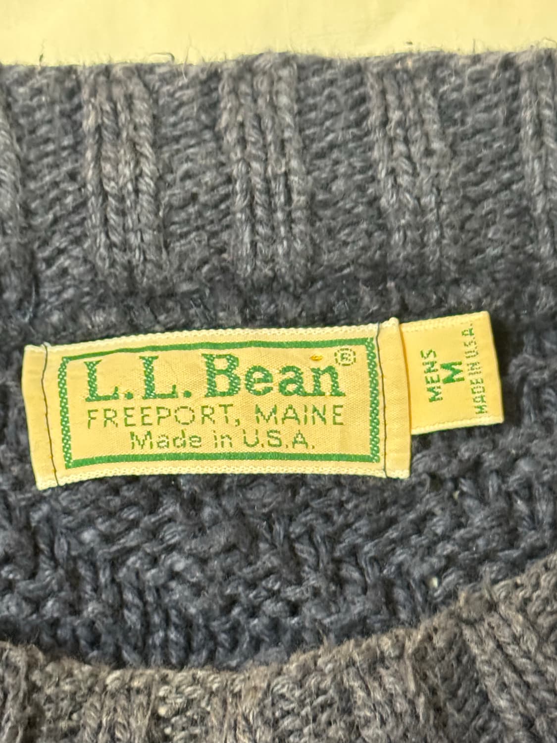 엘엘빈 빈티지 니트 M 상품이미지2