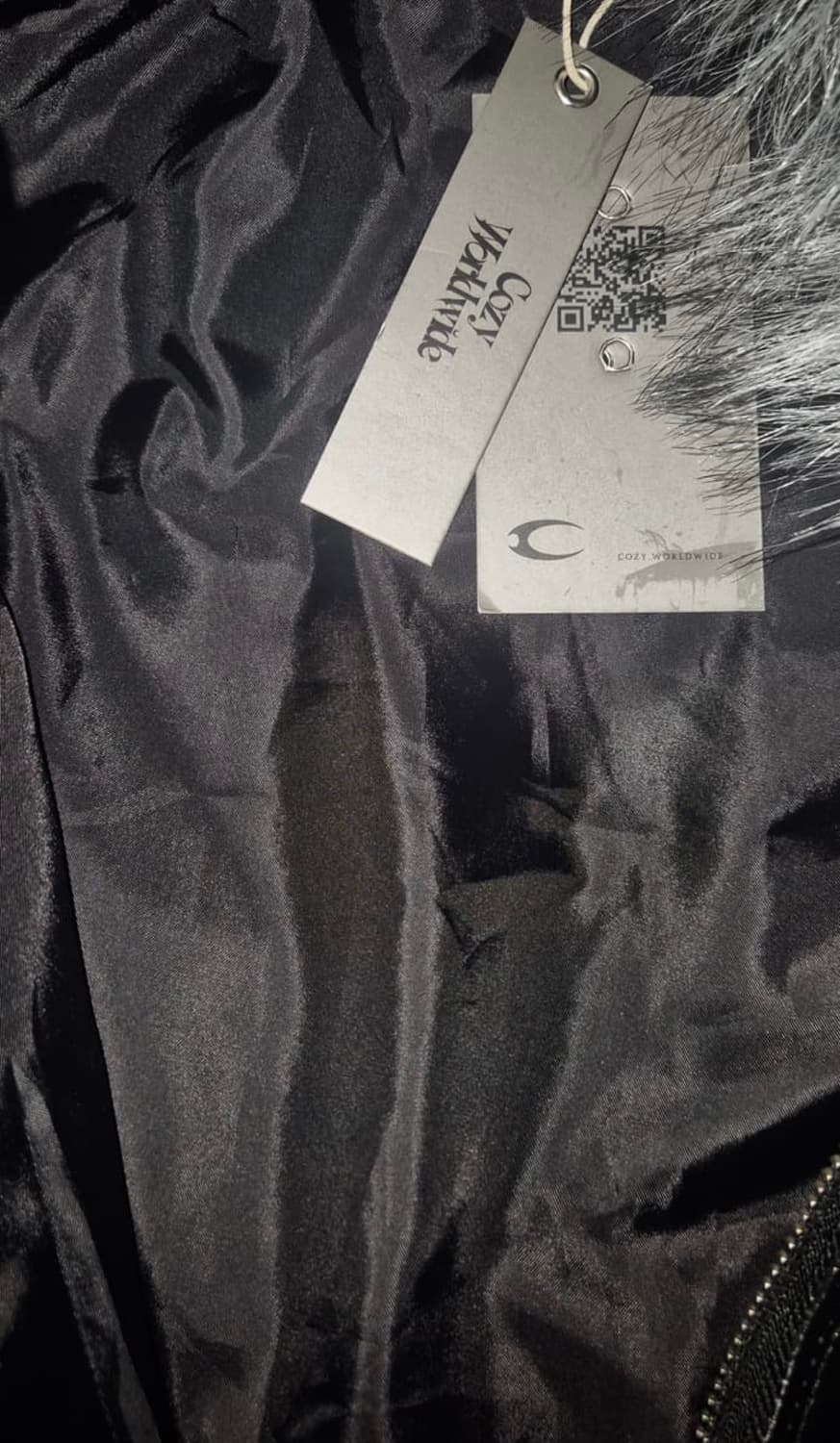 Cozy worldwide 코지 월드와이드 퍼트리밍 후드 레더재킷 상품이미지3