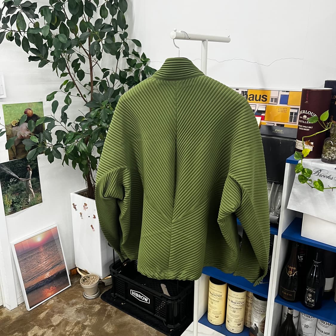 옴므플리세 하이넥 자켓 JC110 새상품 3 상품이미지5