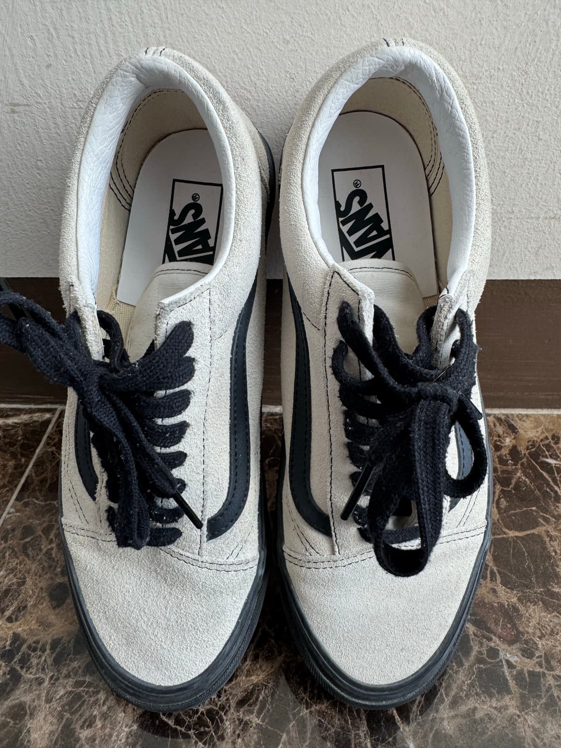 올드스쿨 36 DX - (애너하임 팩토리) og 화이트 블 랙 상품이미지3