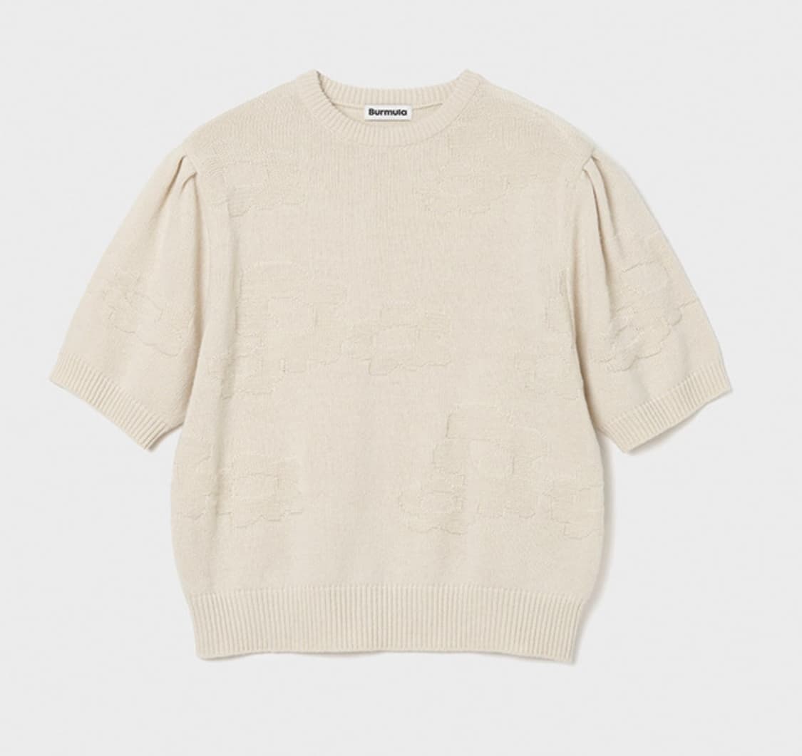 FLOWER HALF SLEEVE KNIT(미착용 새제품) 상품이미지1