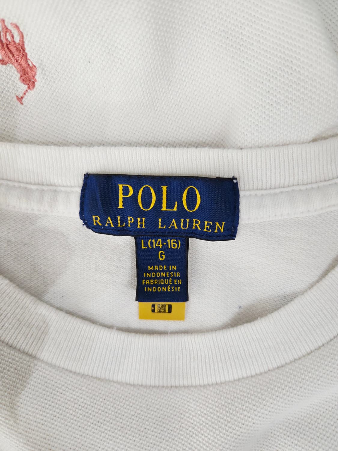 폴로 랄프로렌 신형 멀티 포니 반팔 티셔츠 화이트 상품이미지7