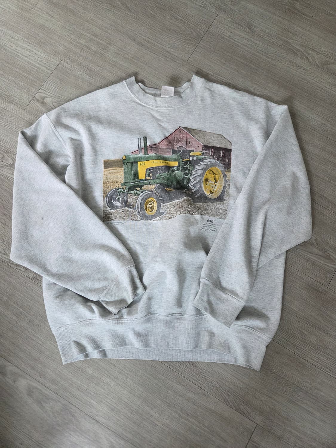 빈티지 그레이 스웻셔츠 XL~ XXL 상품이미지1