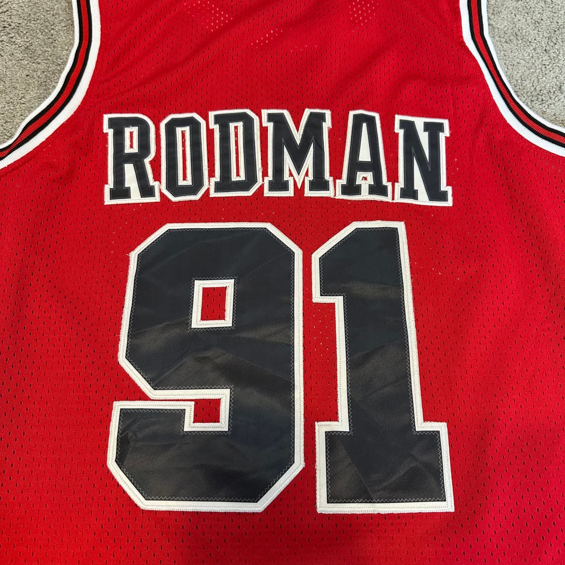 미첼엔네스xNBA 시카고불스 데니스로드맨 농구 저지L 상품이미지7