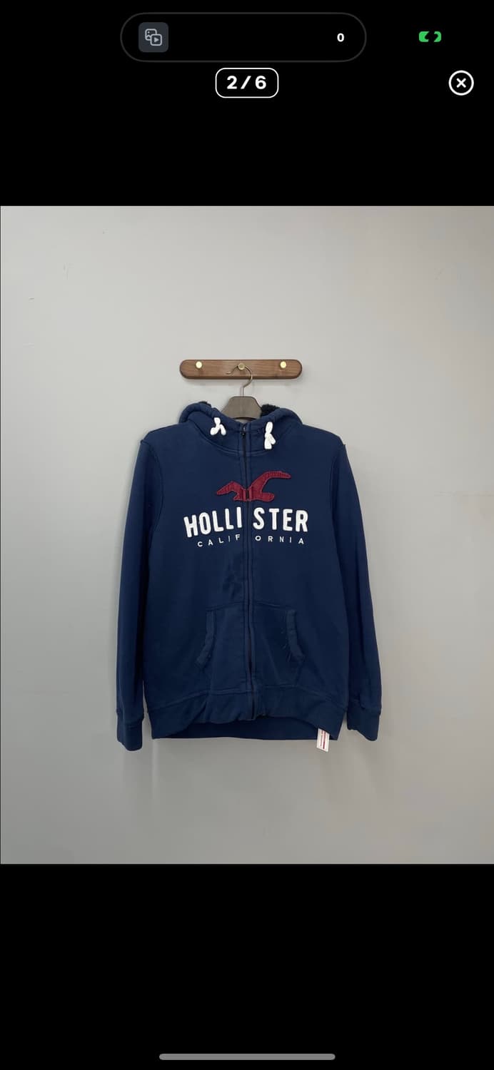 홀리스터 캘리포니아 네이비 후드집업 A3312 상품이미지2