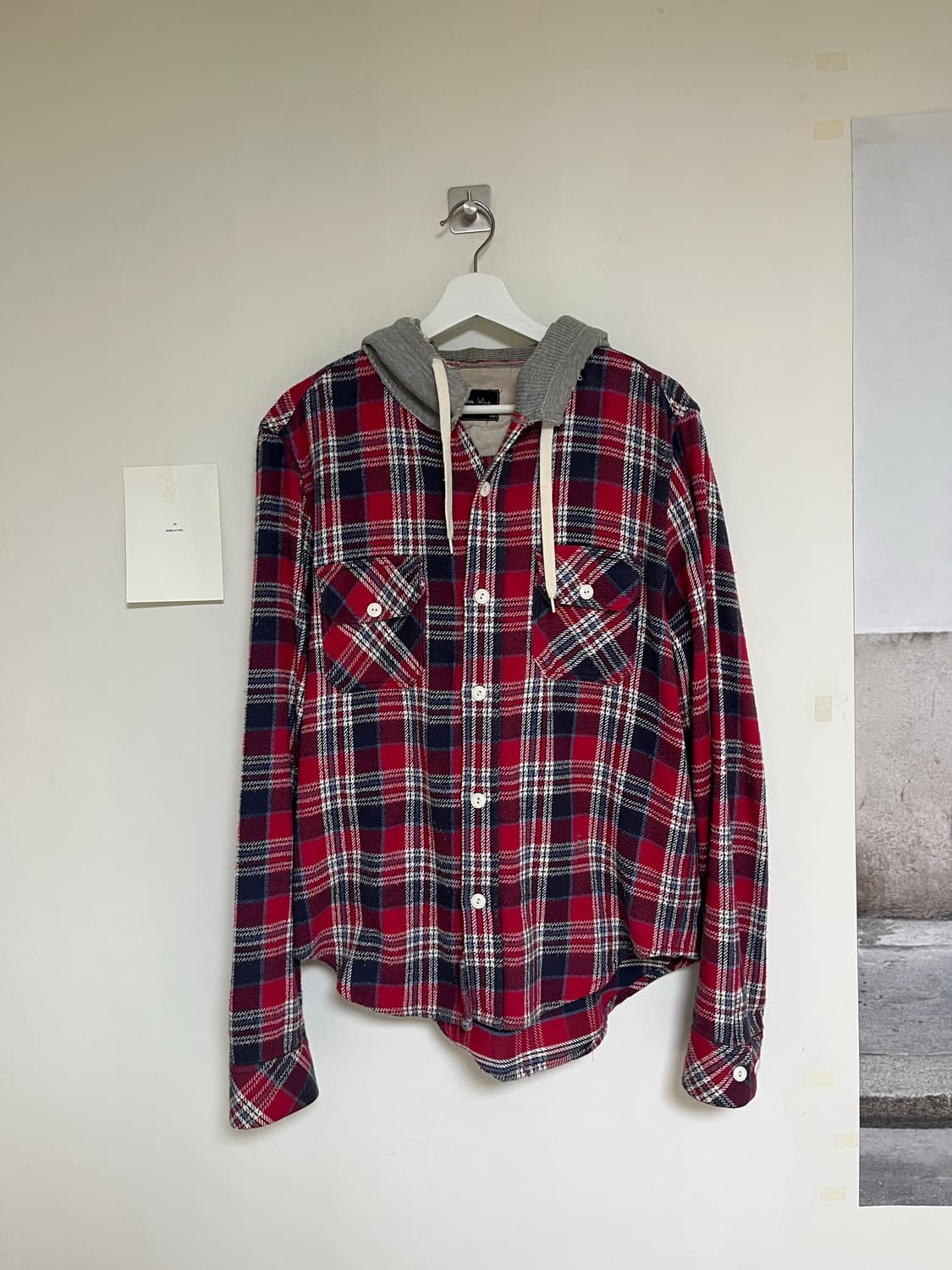 넘버나인 05aw 후드 셔츠 상품이미지1