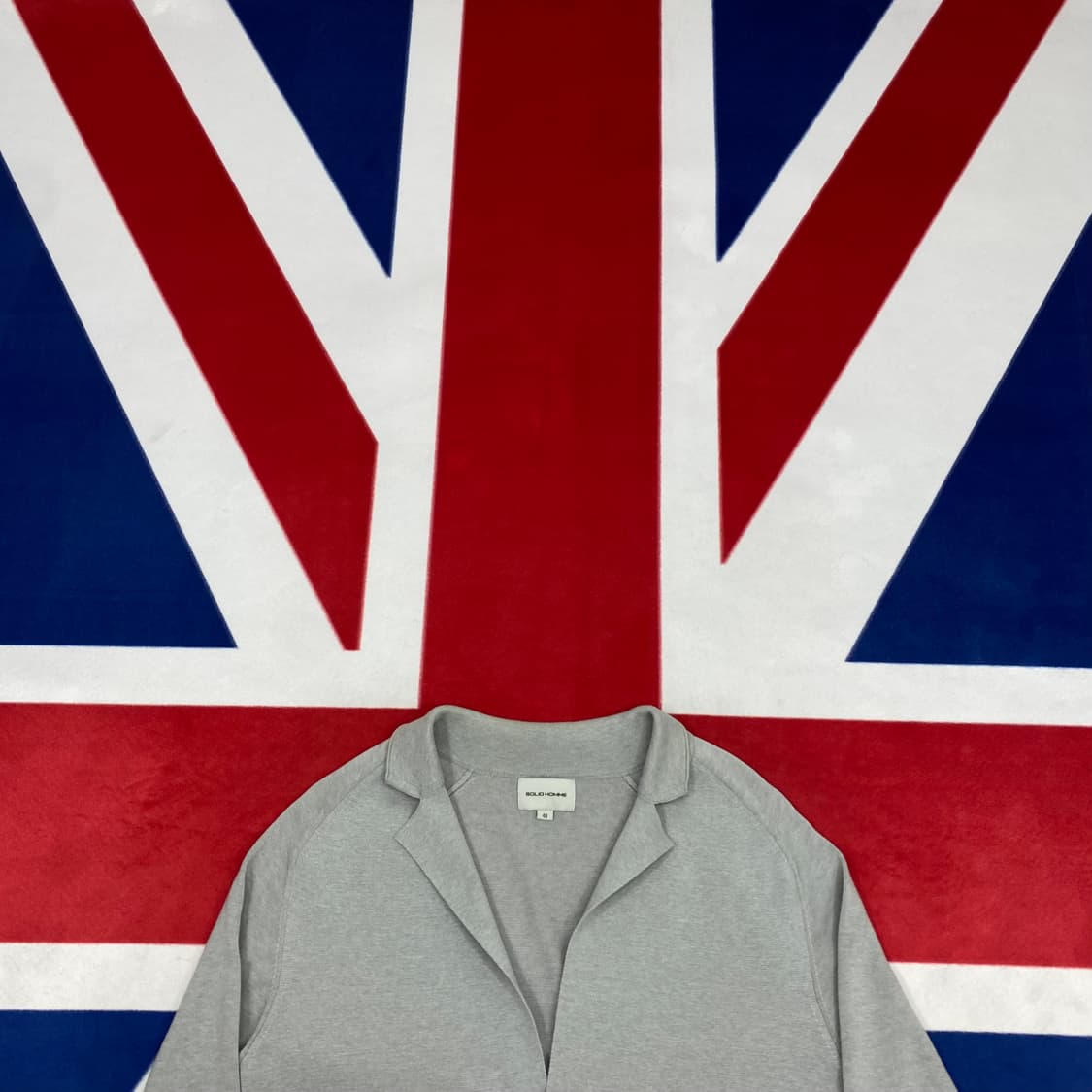 솔리드옴므 니트자켓 48 실측 L  상품이미지2