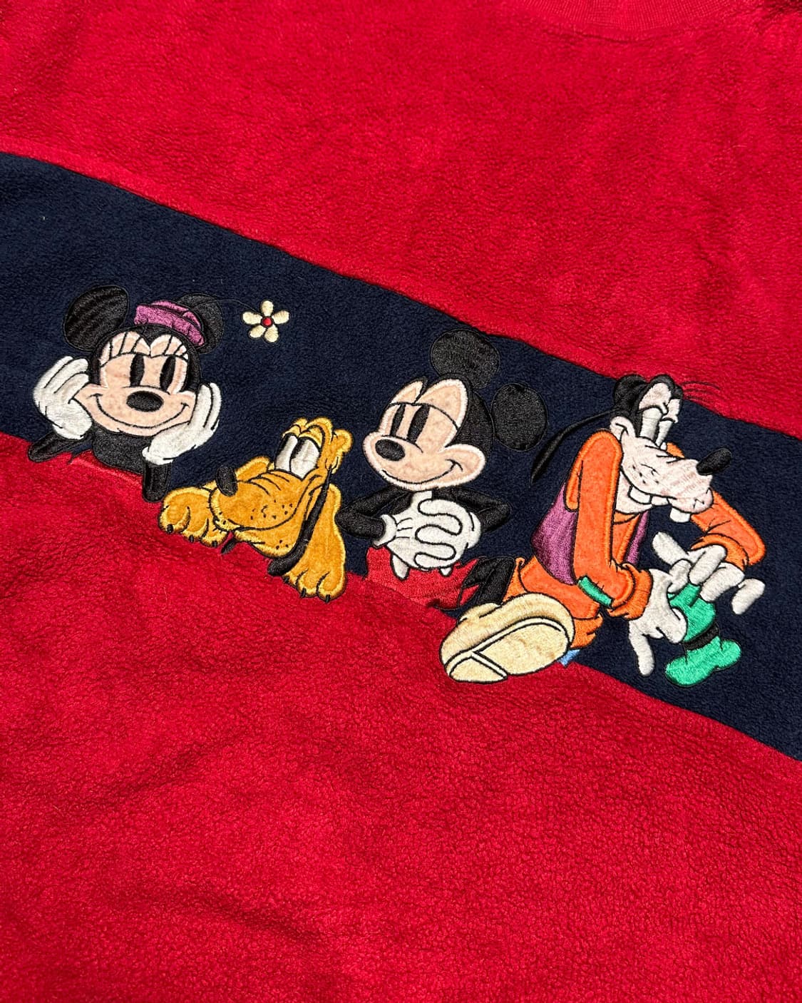 디즈니 후리스 미키마우스 자수 스웻셔츠 상품이미지3