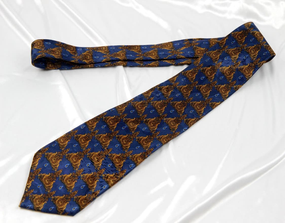 랑방 9.1cm A+등급 페이즐리 프랑스 남자 명품 넥타이 상품이미지2