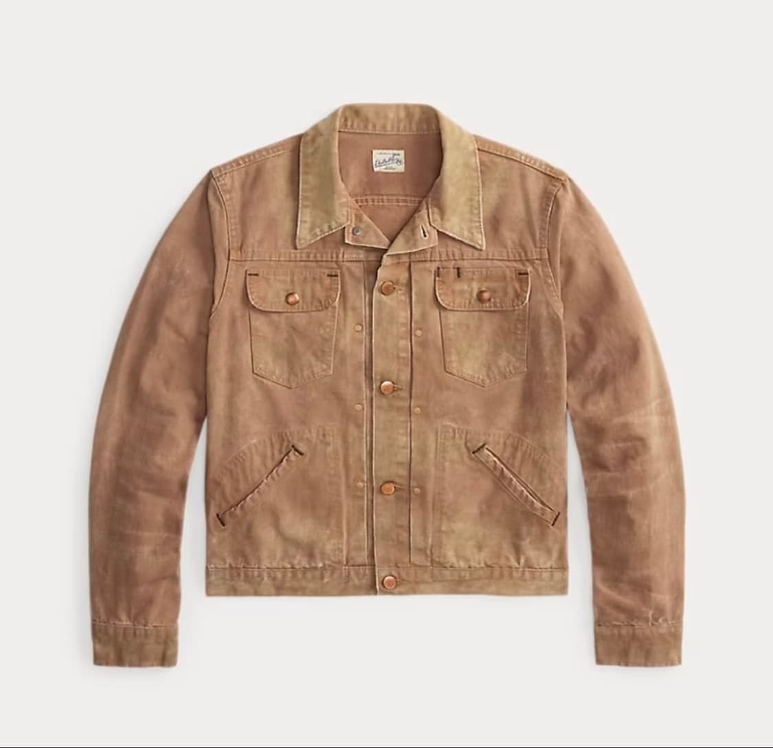 RRL 디스트레스트 캔버스 트러커 L 상품이미지1