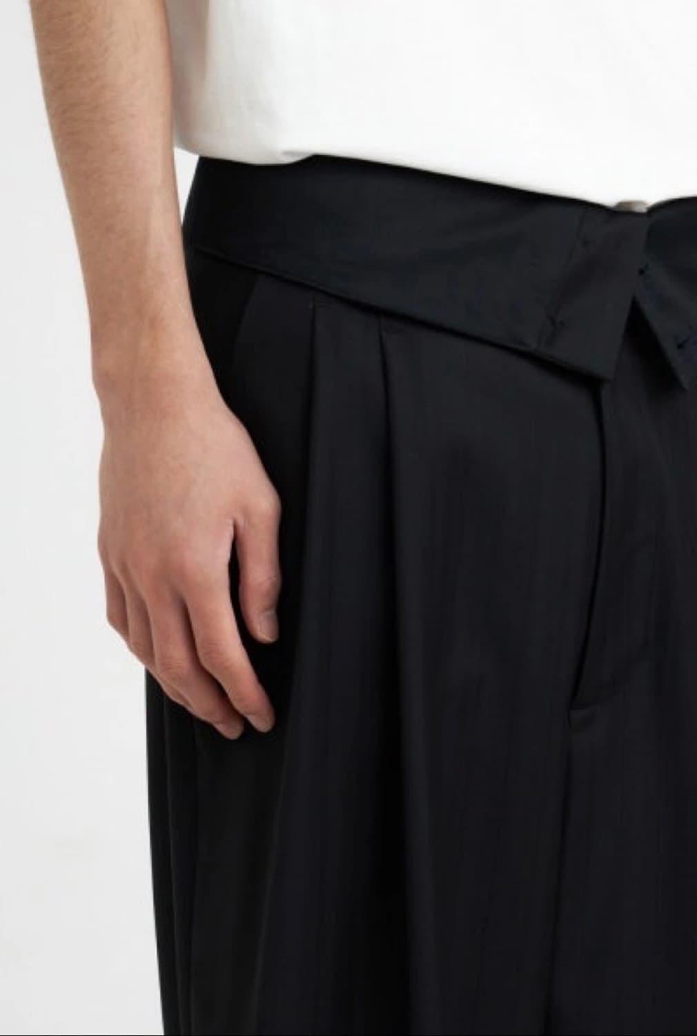 유스 youth 하이웨스트 벨트 팬츠 M 상품이미지4