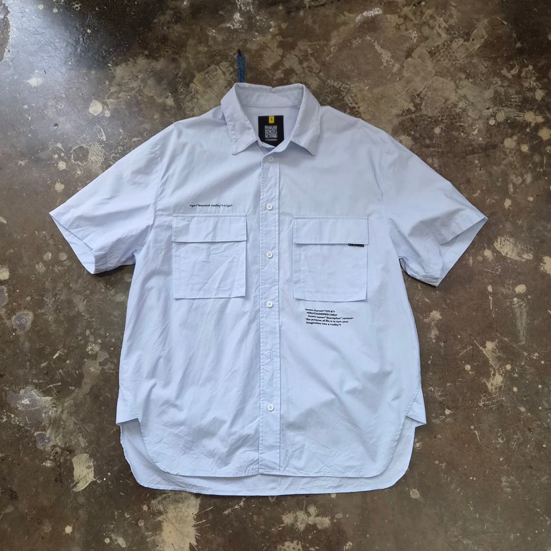 105) 청 엔엔엔원 오버사이즈 셔츠 남방 우영미 크리에이티브 디렉터 상품이미지2