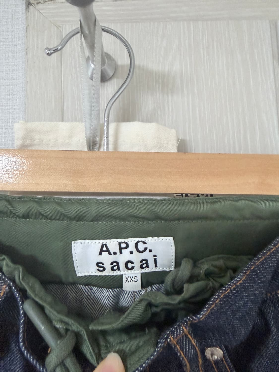 사카이 x 아페쎄 데님 그린 XXS 상품이미지4