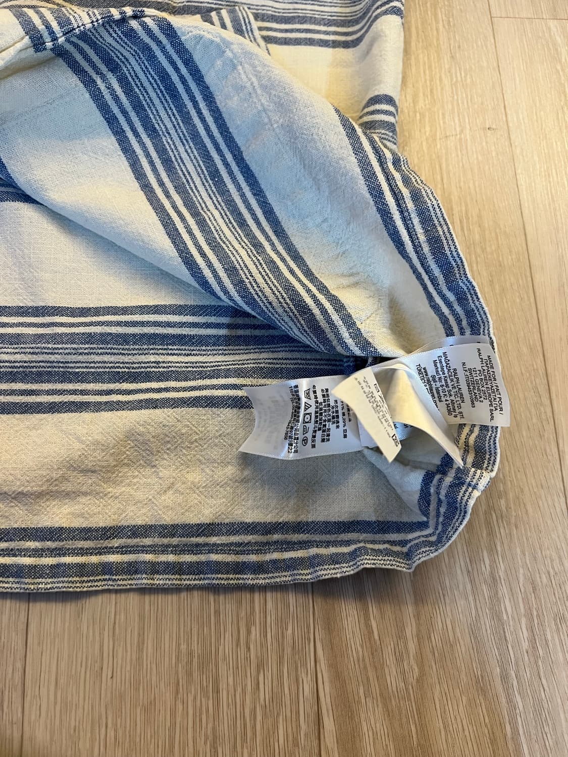 RRL navy 반팔셔츠 L  상품이미지3