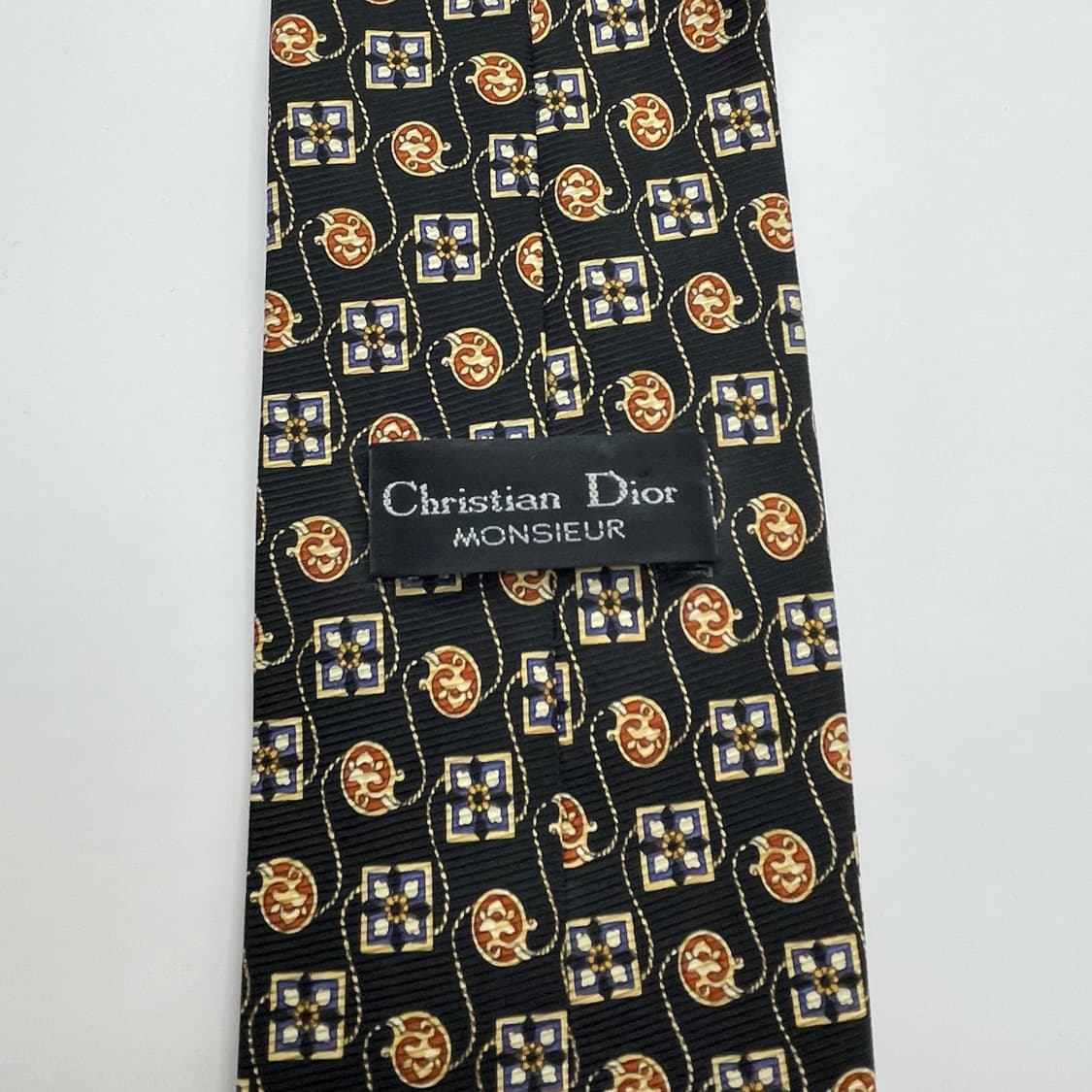 623) (Christian DIOR) 크리스찬 디올 패턴 넥타이 상품이미지5