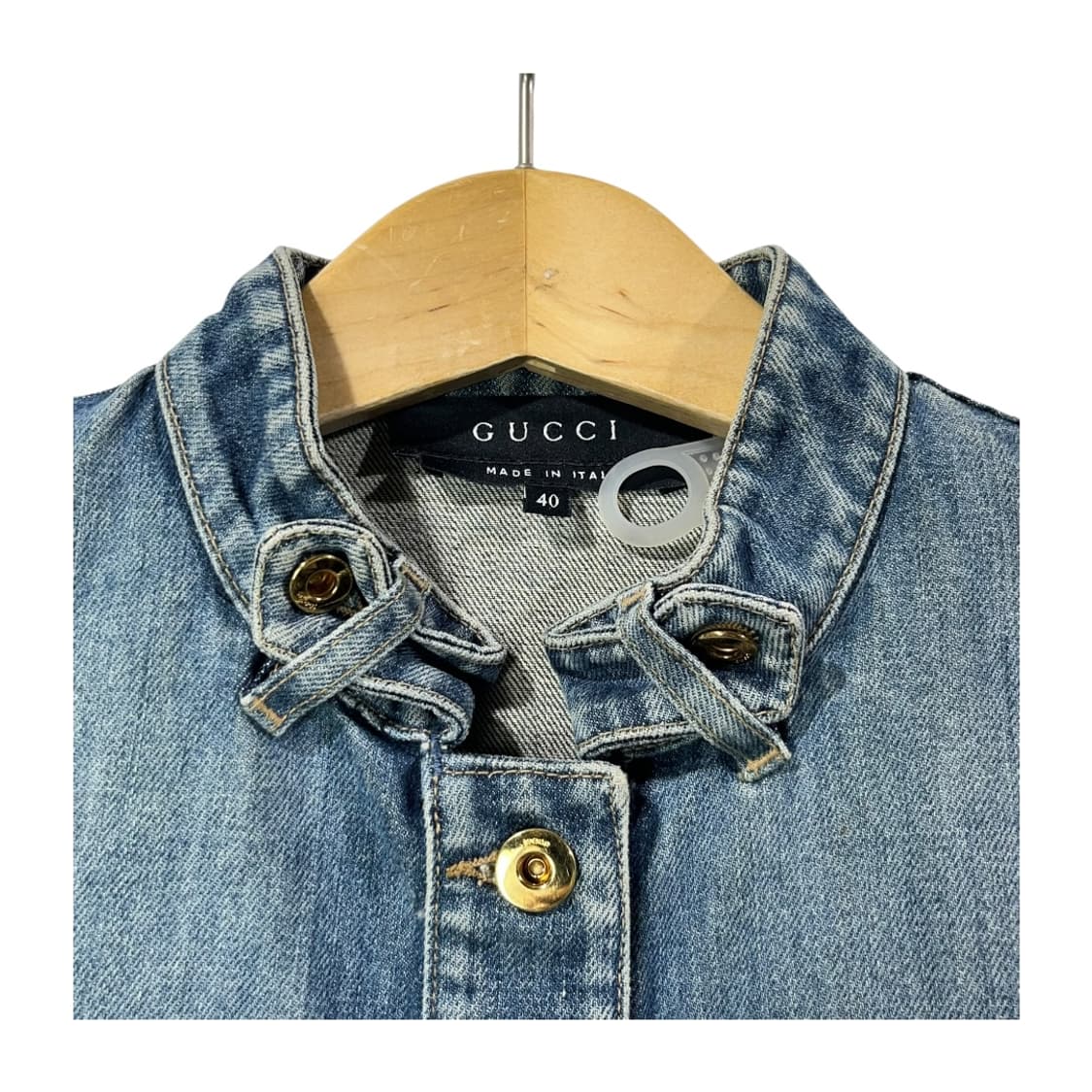 [Gucci] 구찌 뱀부 웨이스트 스트랩 워싱 데님자켓 상품이미지5