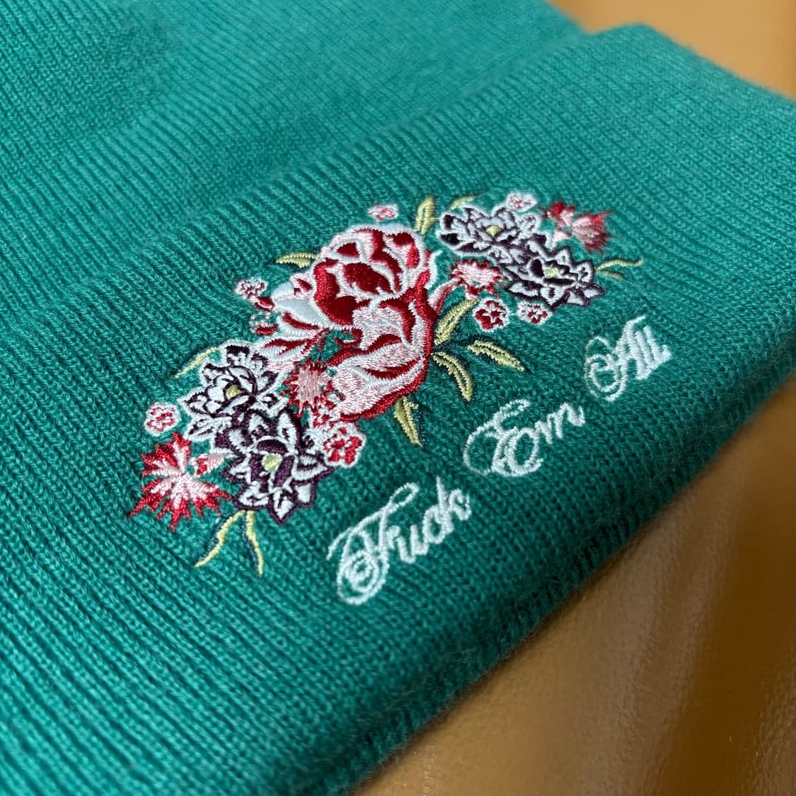 슈프림 비니 모자 로즈 장미 틸 블루 상품이미지3