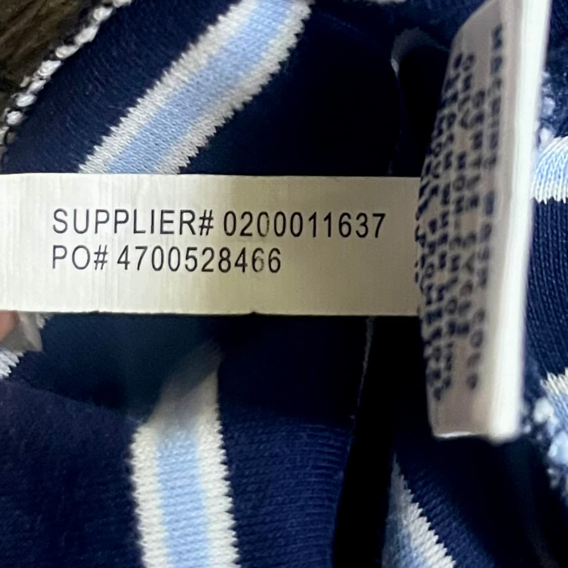 폴로랄프로렌 네이비 멀티 스트라이프 카라 티셔츠  상품이미지6