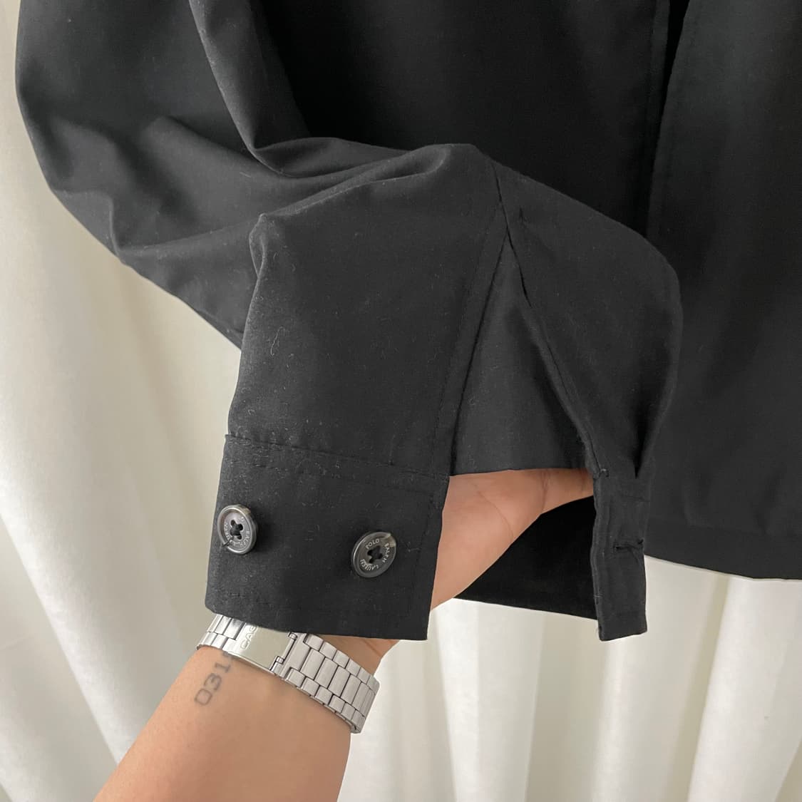 폴로 블랙 폴리쉘 자켓 상품이미지8