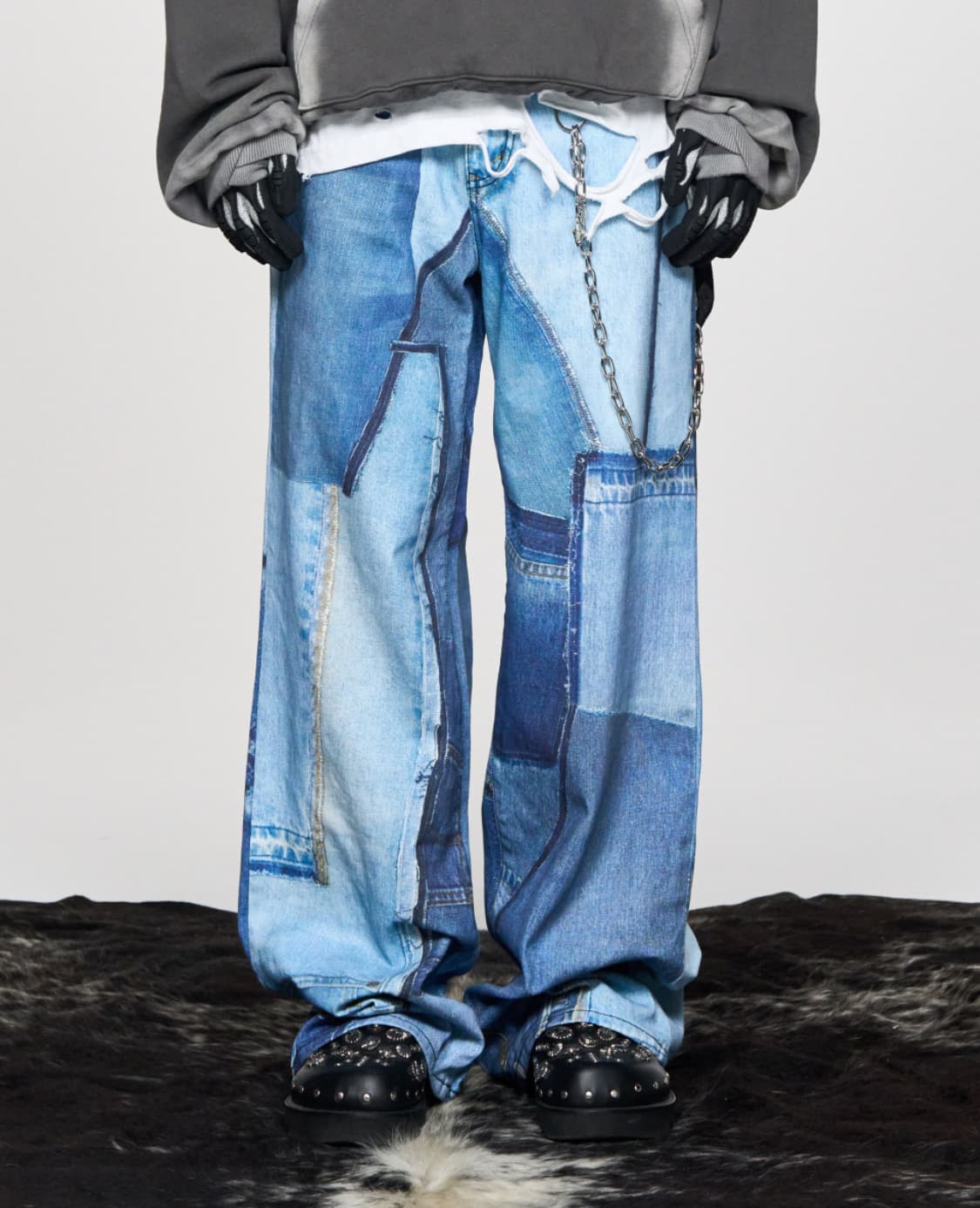 스키즘인듀싱 FRANKENSTEIN JEANS BLUE 상품이미지1