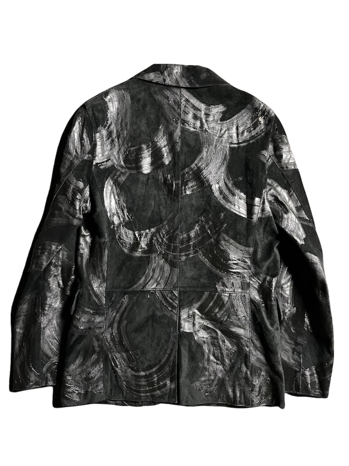 custom culture 스웨이드 레더 믹스 자켓 상품이미지4