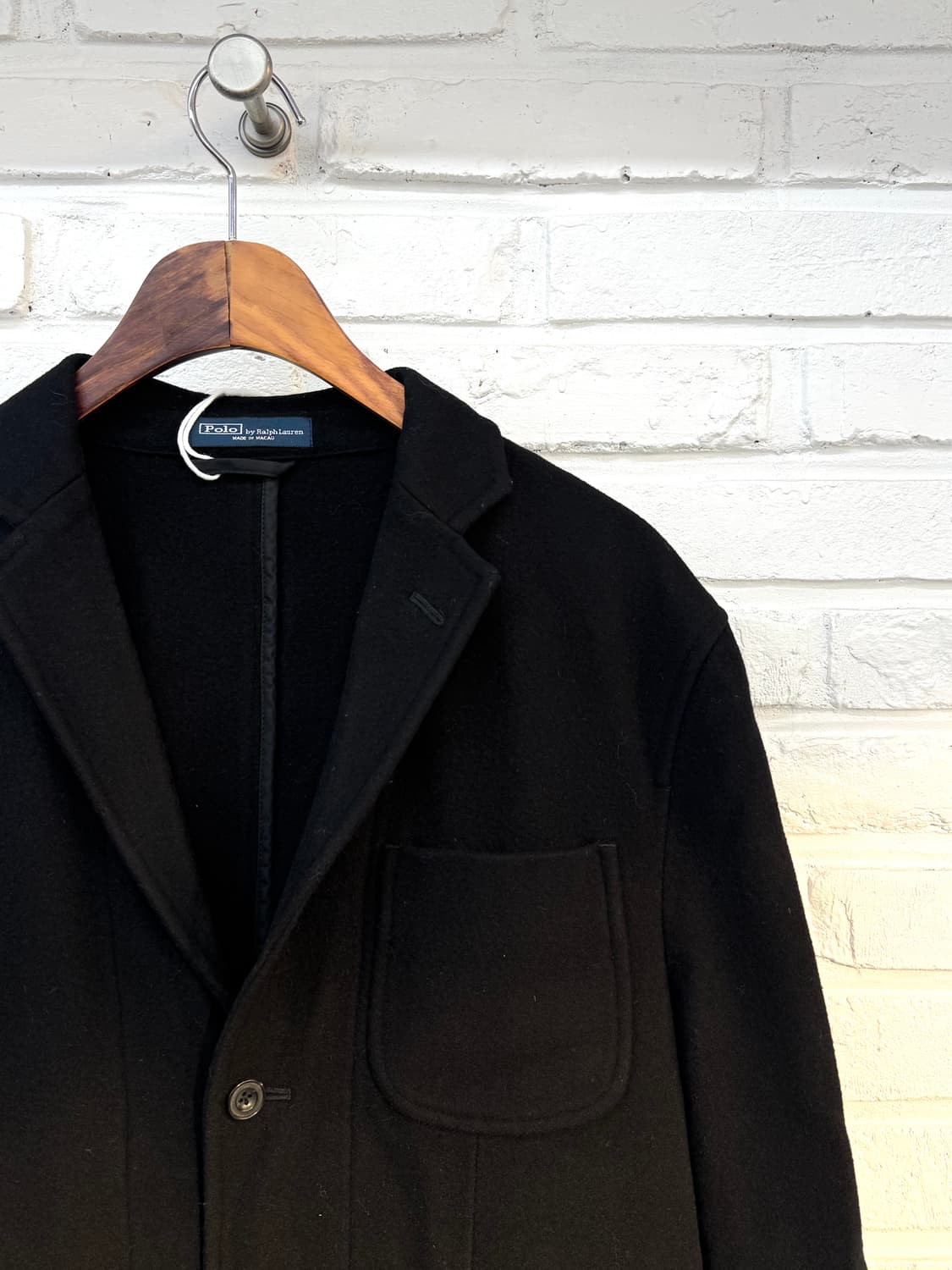 폴로 블랙 모 자켓  상품이미지4