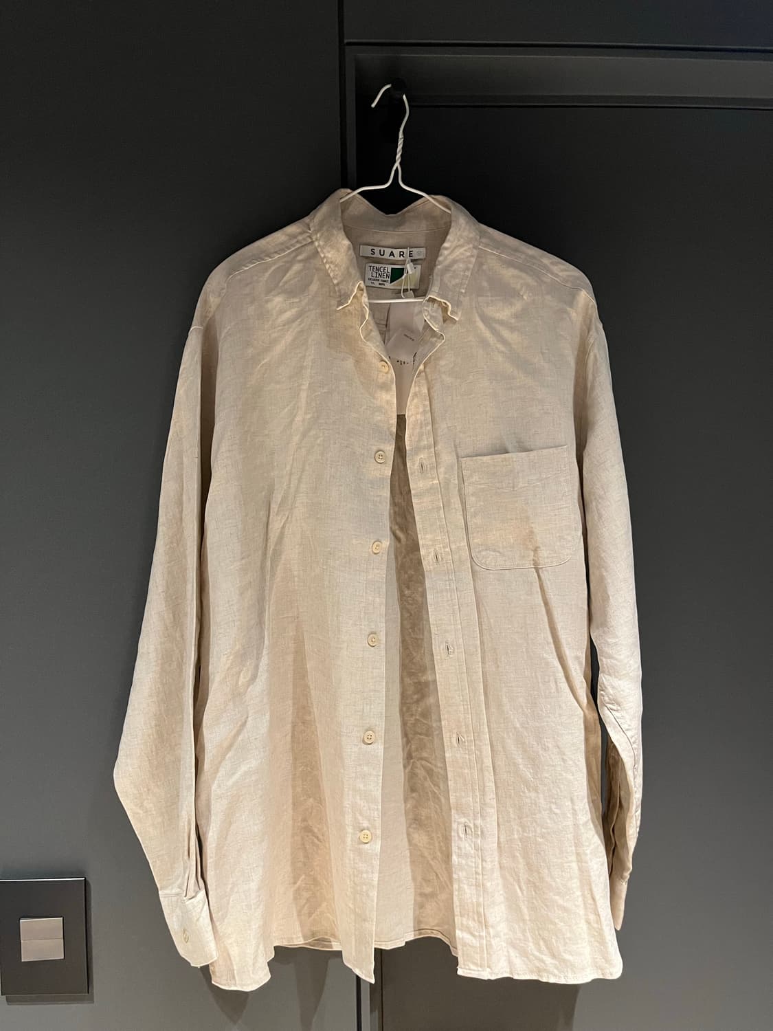 수아레 린넨 셔츠 M사이즈 (새상품) 상품이미지1