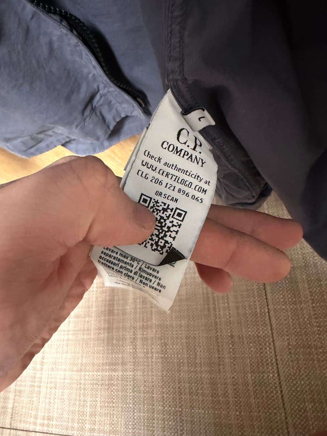 CP컴퍼니 포켓 집업 자켓 L사이즈 S급 실착 5회 미만 상품이미지5