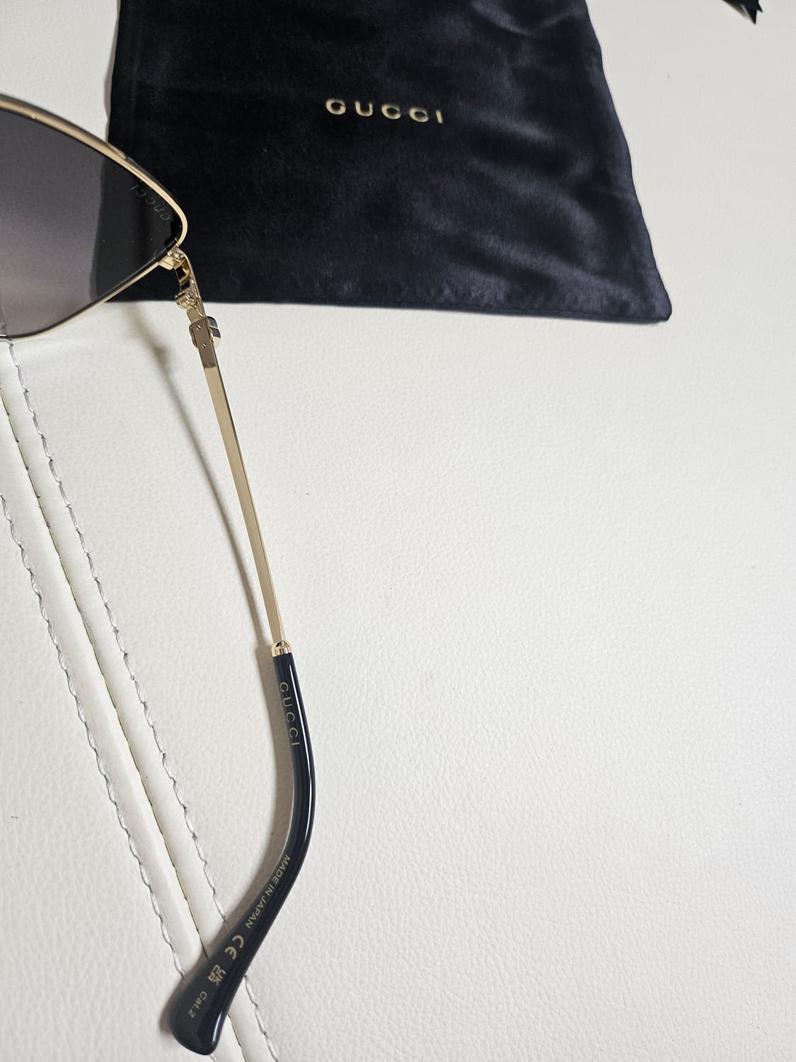 구찌정품 남성 메탈선그라스 새상품  상품이미지4