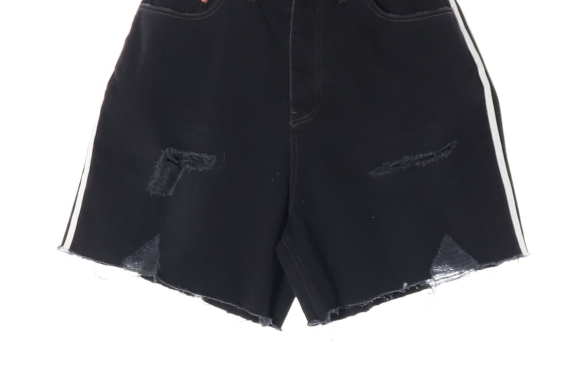 발렌시아가 x 아디다스 23SS 배기 쇼츠 블랙 데님 쇼츠 반바지 M
 상품이미지4