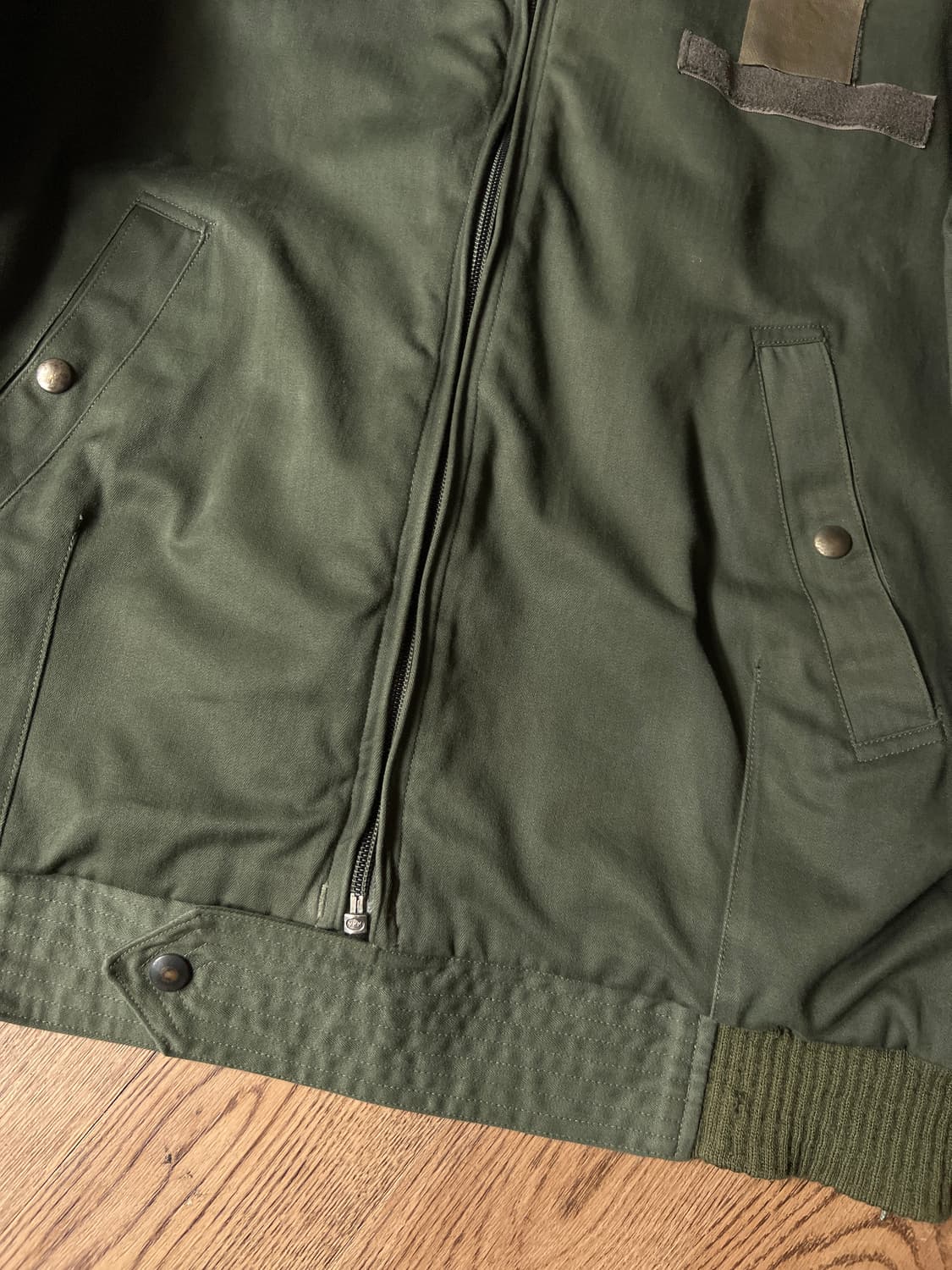 [L]70's 빈티지 프랑스 공군 플라이트 봄버 자켓 상품이미지4