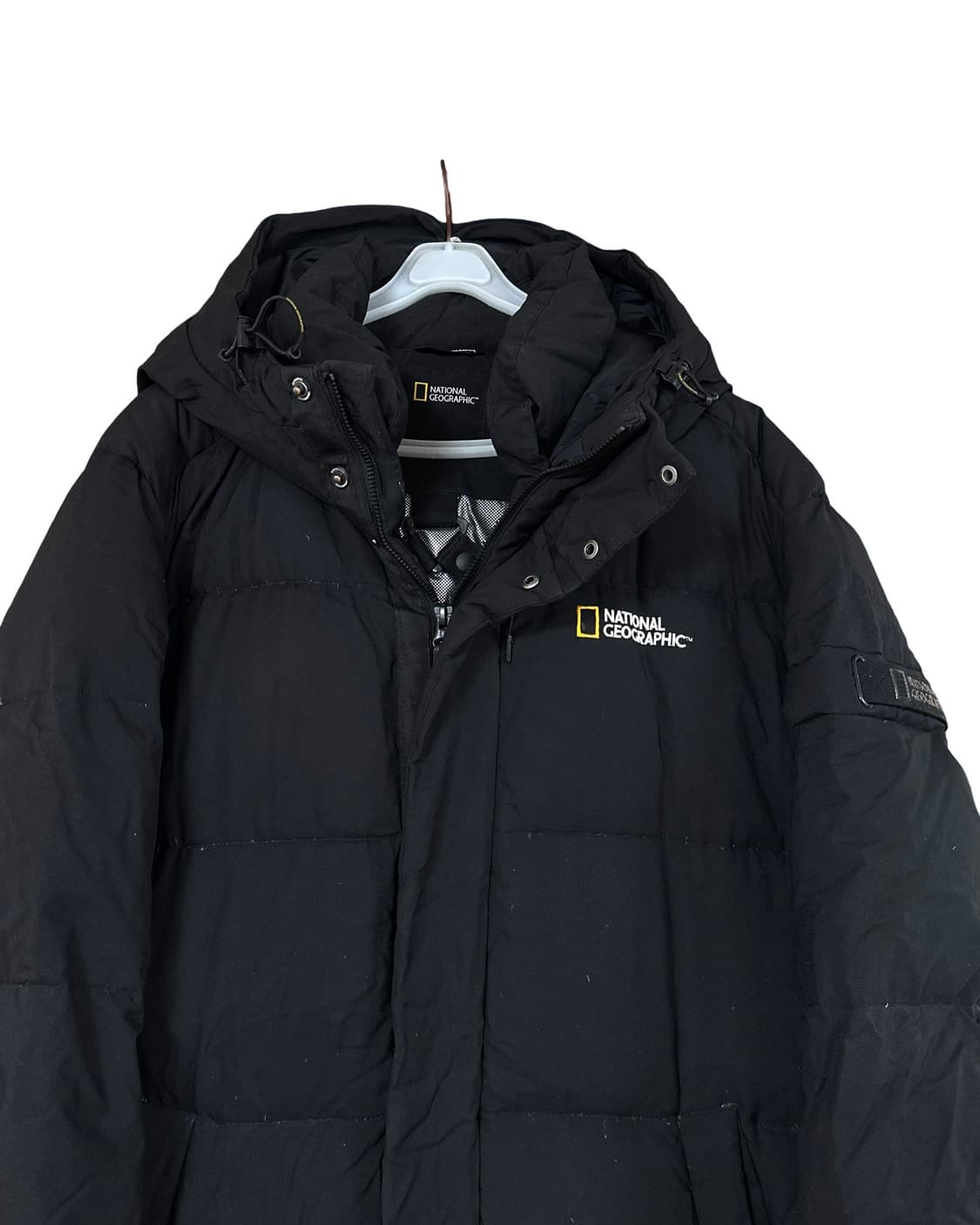 내셔널지오그래픽 블랙 롱패딩 상품이미지4